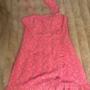 Lilly Pulitzer Aura Pink Ruffle Romper